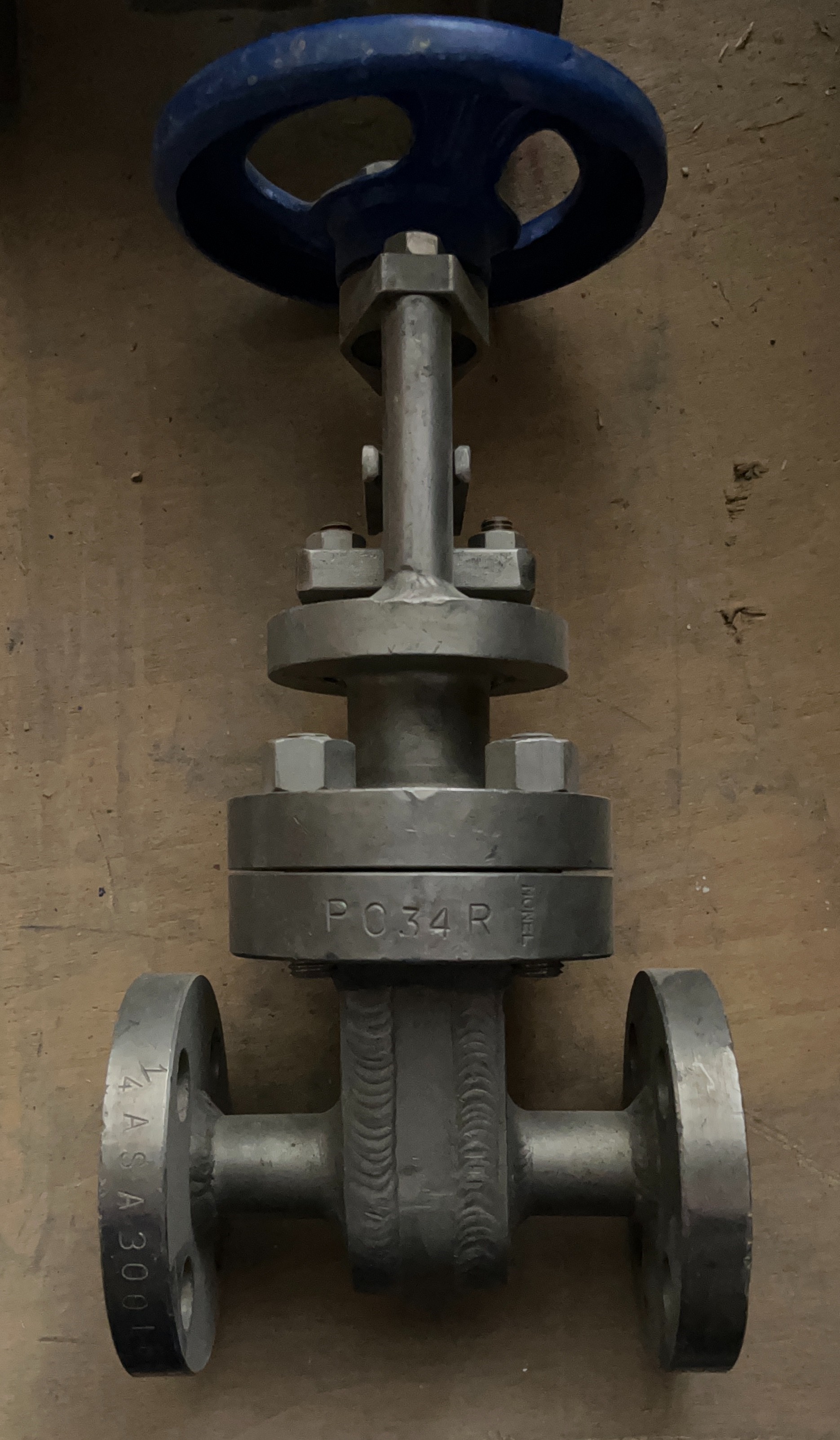 شیر دروازه ای ( Gate Valve) فرانسوی - سایز " 1/4 کلاس فشاری #300 جنس مونل
