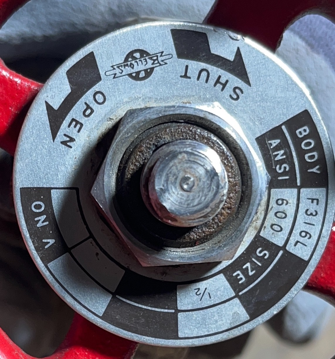 شیر دروازه ای ( Gate Valve) ژاپنی - سایز " 1/2 کلاس فشاری #600 جنس استنلس F304L